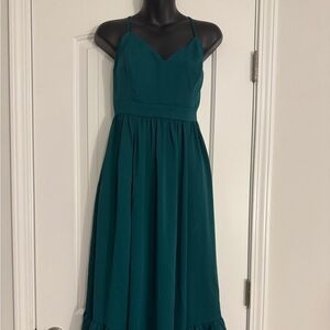 J. Crew Dark Green Dress
